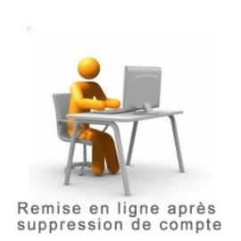 Remise en ligne après suppression du profil